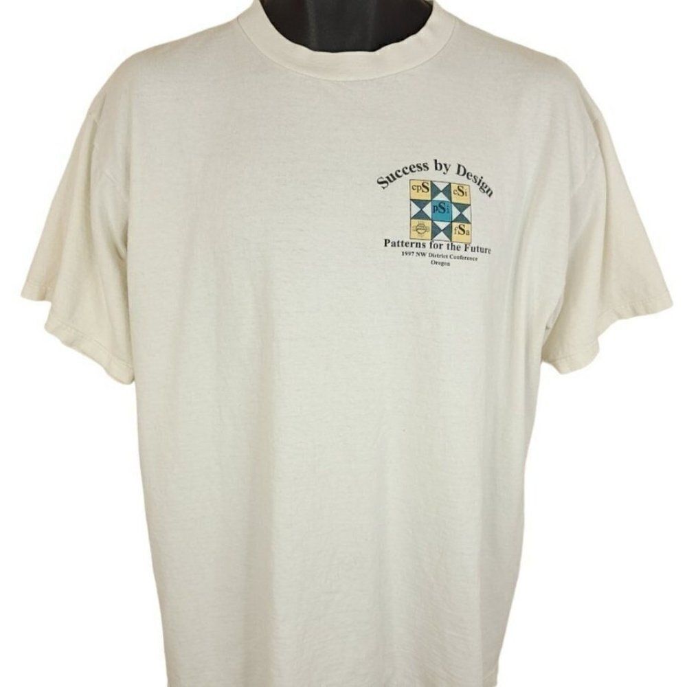 Teaching Conference T Shirt Vintage 90s Success By Design NW District Oregon Men